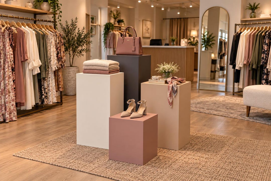 Display Pedestal for Retail Store, Boutique & Showroom - Etsy