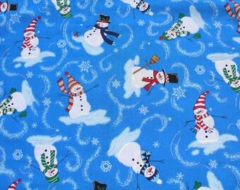 Festive Christmas Elf Fabric Material BY HALF METRE