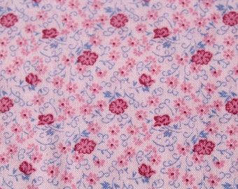 Cotton Fabric By The Yard Pastel Pink Purple Yardage Material Sewing  Apparel