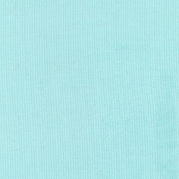 Aqua Blue 100% Cotton Thin 21 Wale Cordoroy Fabric by the Yard for Jacket, Shirt, Pants, Girl Summer Dress