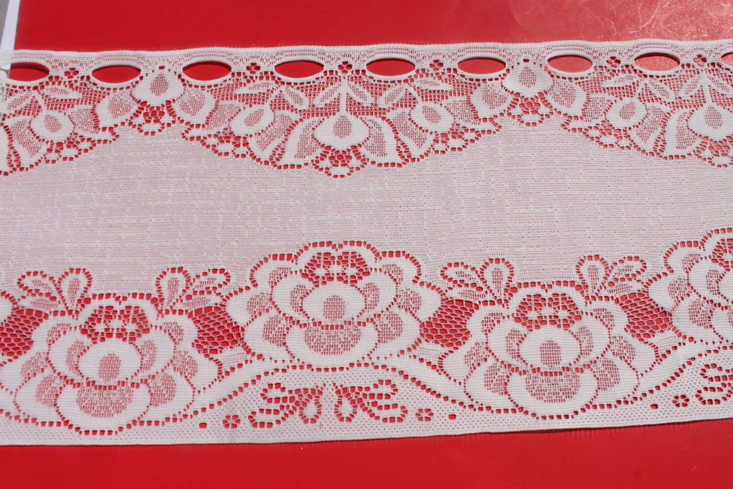 Lace Cafe Curtain Fabric by the Yard Kitchen Curtain Etsy