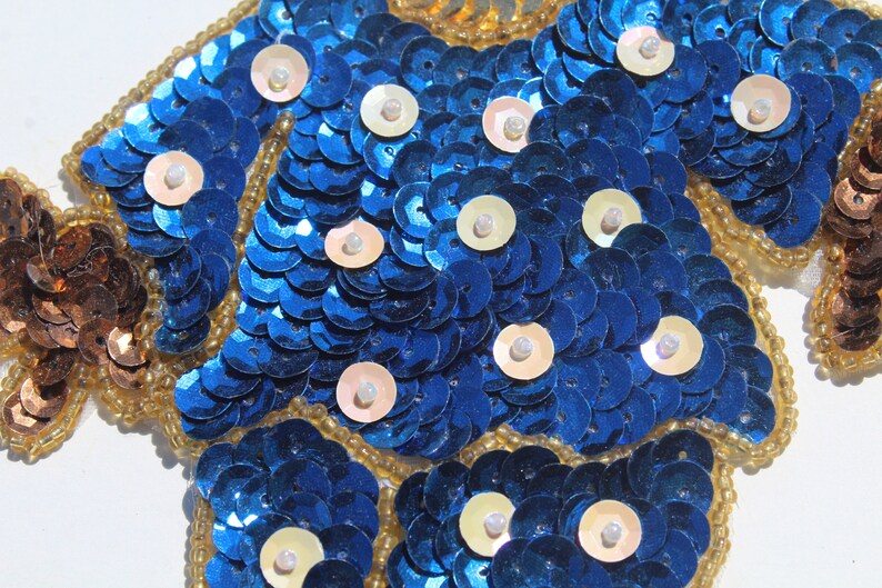 Kids Sew Glue on Patch Sequin Circus Clown Applique Craft Sewing