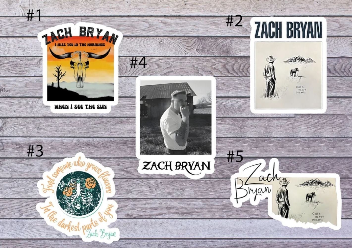 American Heartbreak Zach Bryan Stickers Zach Bryan Stickers Etsy