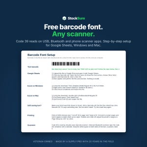 Barcode Label Maker Spreadsheet, SKU and Shelf Labels, Avery 5160, Excel, Google Sheets imagen 5