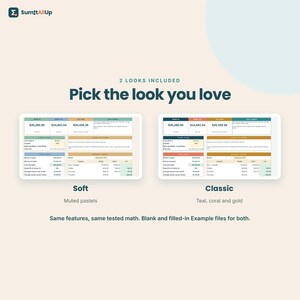 Hoja de cálculo para el seguimiento de ingresos y gastos / Presupuesto mensual y seguimiento de actividades secundarias / Excel y Google Sheets imagen 7