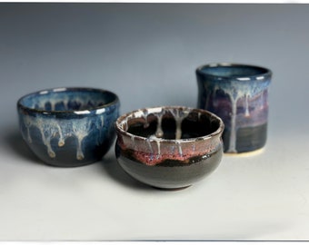 Handmade Ceramic Small Dish Bowl, Mug, Tumbler, Wine Cup, Pottery Snack Bowl, Handmade Ceramic dishes