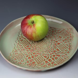 Ceramic Handmade Plate, Platter, Desert plate, Serving dish, Pottery Terracotta Plate, fruit bowl, Decorative Plate