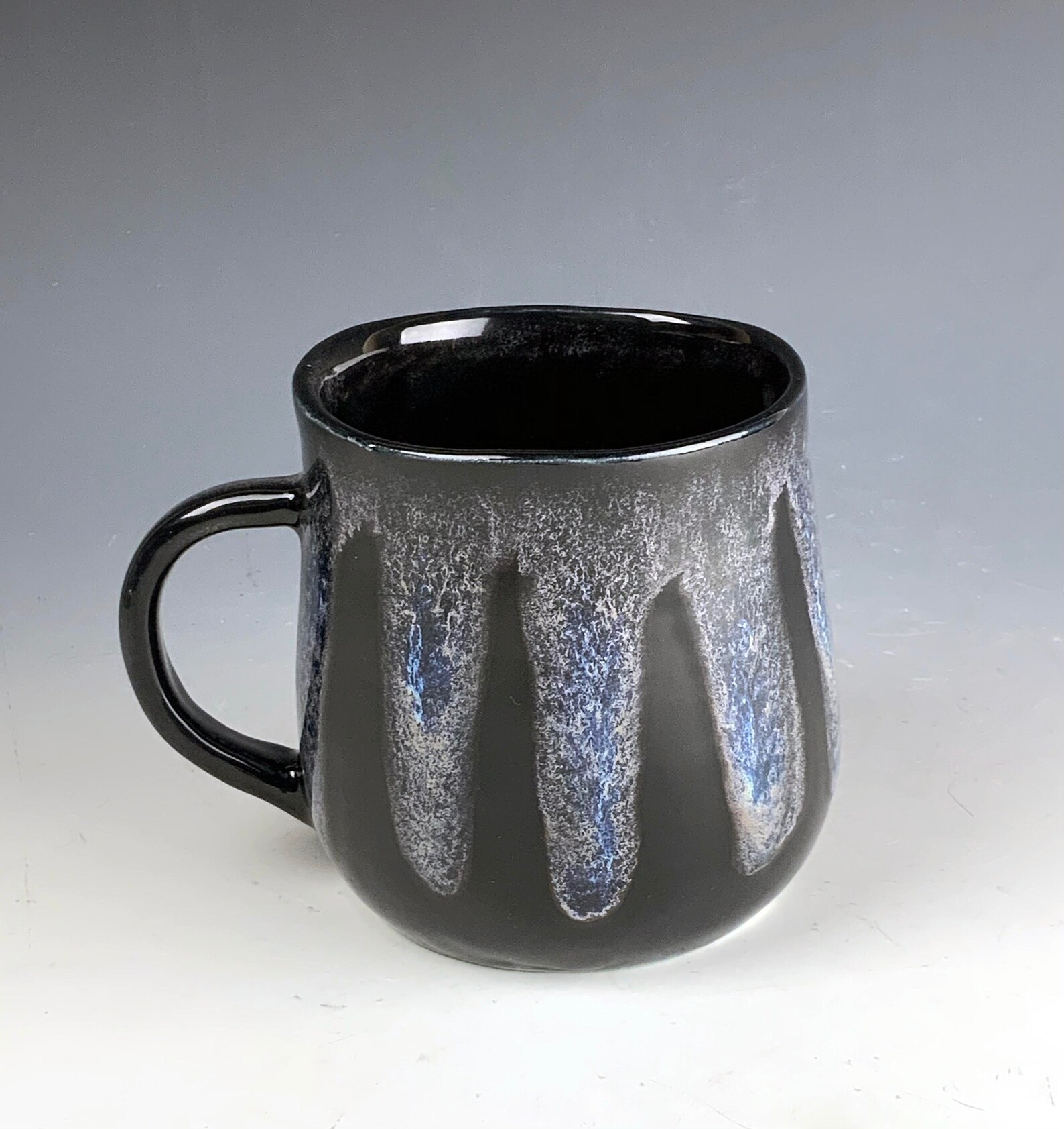 Handmade Ceramic Coffee Mug 12 oz Cup Dark Glazed with Etsy