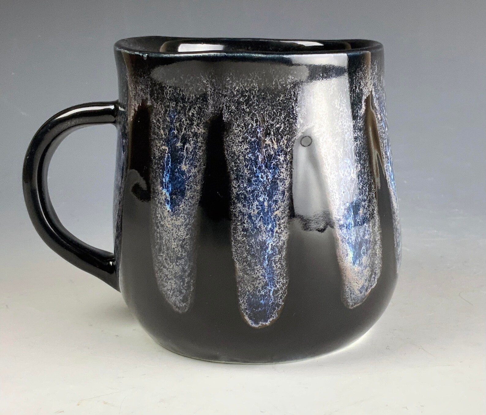 Handmade Ceramic Coffee Mug 12 oz Cup Dark Glazed with Etsy