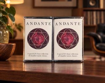 Andante Chamber Music Classics 2 Cassette Tape Set Celestial Harmonies 1985 Box