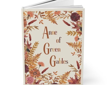 Cuaderno de tapa dura, diario y cuaderno literario de Ana de las Tejas Verdes