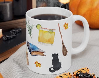 Práctica taza de café mágica de otoño, hermanas Owens