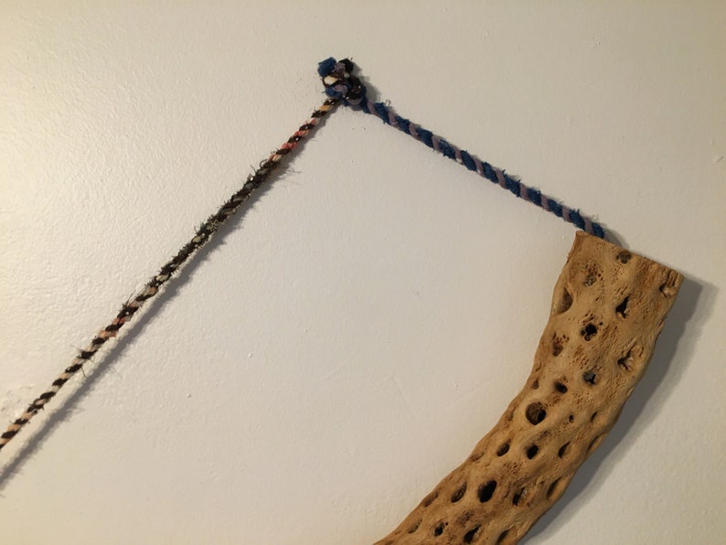 Upcycled Fabric Rag Rope by the Yard, Scrap Fabric Twine, Fabric Cord