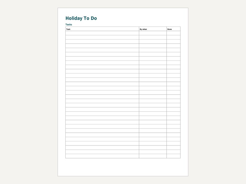 Planejador de Natal para Imprimir, Orçamento de Fim de Ano, Lista de Presentes, Cardápio, Cartões (PDF) imagem 7