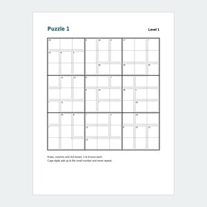 Sudoku-Rätselpaket mit 48 druckbaren Rätseln in 3 Schwierigkeitsstufen (PDF-Download) Bild 2
