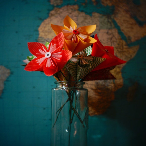 Origami flowers-Kusudama flowers