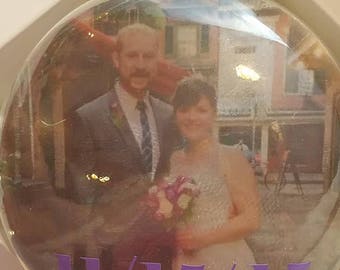 Our First Christmas Ornament Married - Personalized Christmas Ornaments - Mr and Mrs - Gifts Couple - Newlywed Gift - Just Married - Mr Mrs