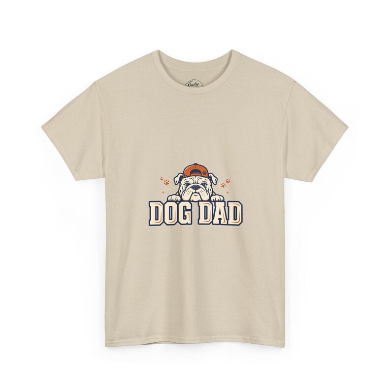 Dog Dad Shirt, Funny Bulldog T-Shirt, Dog Lover Gift for Men, Best Dog Dad Ever Tee, Fathers Day Dog Gift image 2