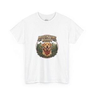 Adventure Buddy Shirt, Labrador Dog T-Shirt, Outdoor Dog Lover Gift, Hiking With Dog Tee, Camping Dog Shirt Bild 1
