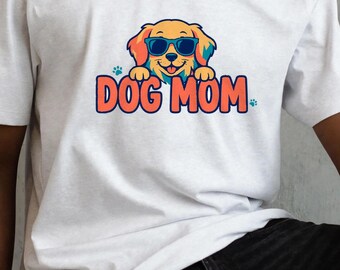 Dog Mom Shirt, Funny Golden Retriever T-Shirt, Dog Lover Gift for Women, Cute Dog Mom Tee