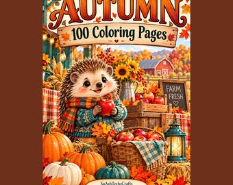 Disegni autunnali da colorare in PDF: 100 accoglienti disegni autunnali con animali del bosco