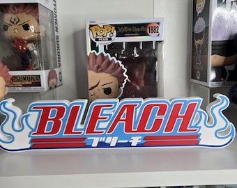Bleach Anime / Manga Logo Sign | 3D Printed Soul Reaper Desk Decor