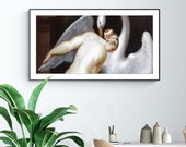 Leda and Swan by Joseph Heintz the Elder Fine Art Print - Poster Paper, Sticker or Canvas Print Gift Idea Christmas Gift