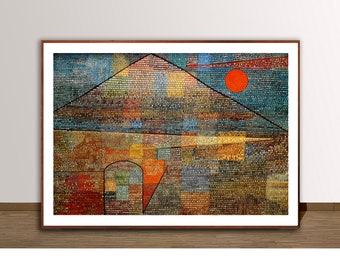 Ad Parnassum (To Parnassus) Print: Paul Klee, Bauhaus Surrealist Wall Art