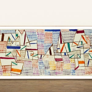 Côte de Provence van Paul Klee, Fine Art Print, expressionistische muurkunst, surrealistische poster, Bauhaus kunst aan de muur, kleurrijk decor, abstracte poster