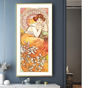 Amazon.com: Alphonse Mucha Prints - Set of 2 (11x14 Inches