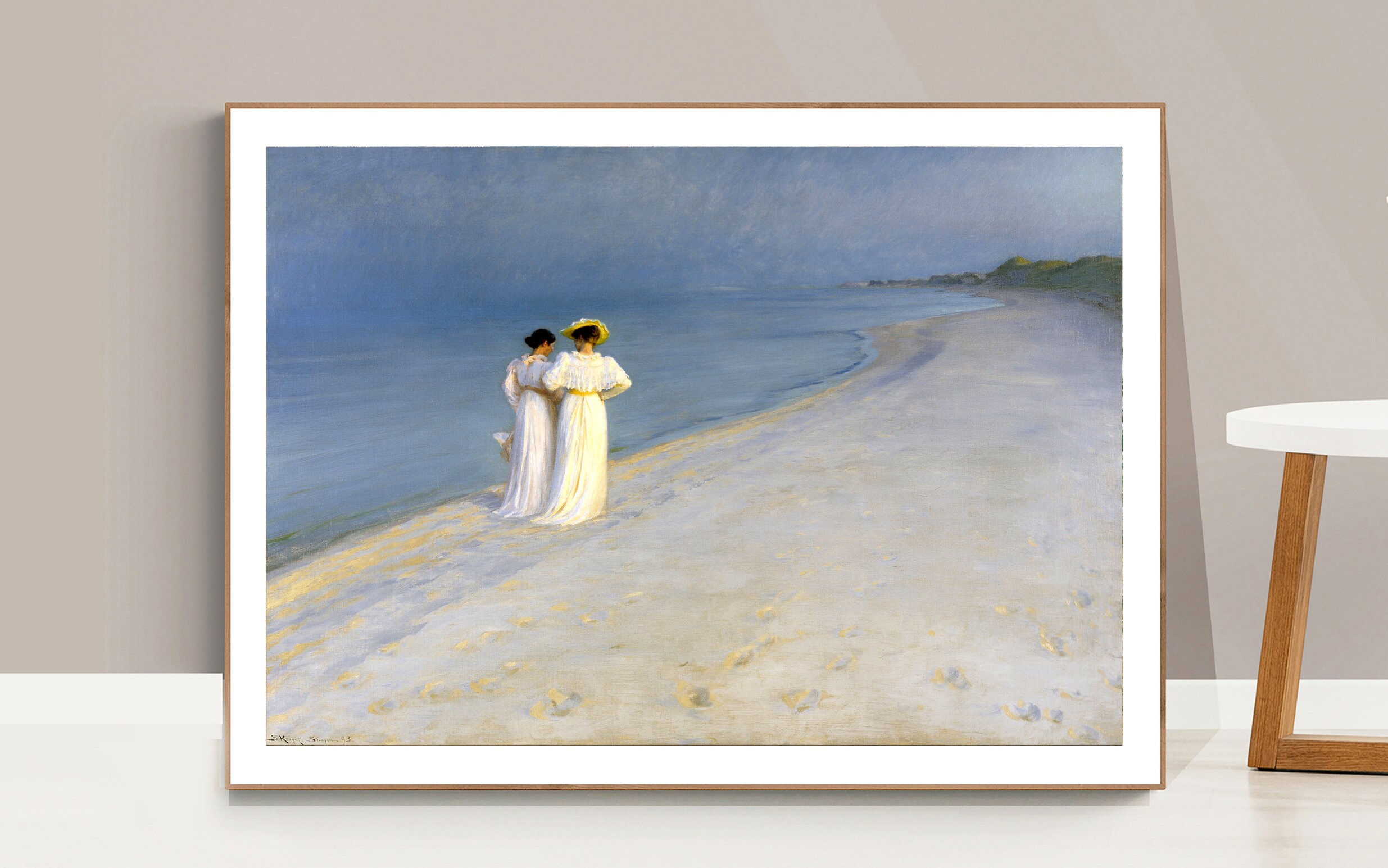 Soirée D été Sur La Plage De Skagen Soirée dété sur la plage de Skagen par Peder Severin Kroyer - Etsy France