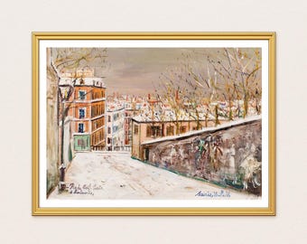 Maurice Utrillo Pochoir 