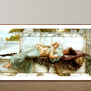 The Betrothed by John William Godward Fine Art Print - Poster Paper or Canvas Print / Gift Idea / Wall Decor