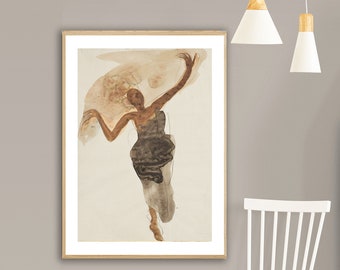 Auguste Rodin: Danseuse Cambodgienne Art Print - Retro Wall Decor