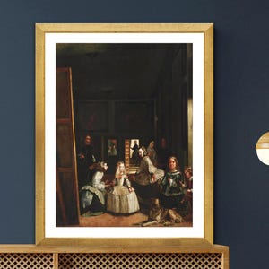 Las Meninas by Diego Velasquez Fine Art Print - Baroque Art, Masterpiece of Diego Velasquez