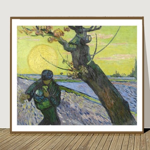 Le semeur (Semeur) Vincent Van Gogh Fine Art Print - affiche papier ou impression sur toile / idée cadeau / décoration murale