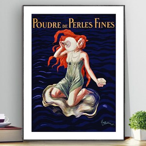 Poudre de Perles  Fines Vintage Poster by Leonetto Cappiello - Poster Paper or Canvas Print / Gift Idea
