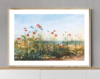 Estuaire de Malahide par Andrew Nicholl Fine Art Print - affiche papier ou impression sur toile / idée cadeau