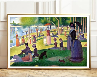 グランド・ジャット島の日曜日の午後 | ジョルジュ・スーラ | 美術館級