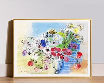 ラウル・デュフィ展ポスター - 花束 - 静物画 - 花 - 美術館の