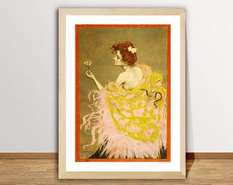 Ramon Casas 'Sifilis' Vintage Art Nouveau Poster Print