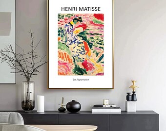 Stampa Henri Matisse La Japonaise: Decorazione murale moderna d'arte