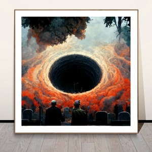 Hell Digital Artwork, Fine Art Print, Contemporary Art, Fantastic Art, Modern Art