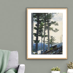 Old Settlers by Winslow Homer Fine Art Print -  Poster Paper or Canvas Print / Gift Idea / Wall Decor