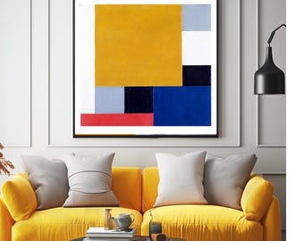 Theo Van Doesburg Composition 22 Print: Abstract Geometric Art