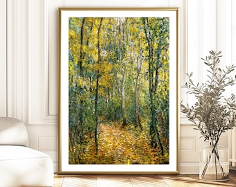 Claude Monet 'Wood Lane' Fine Art Impressionist Print