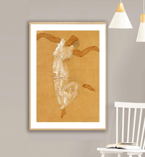 Auguste Rodin Isadora Duncan Fine Art Print - Vintage Wall Decor 