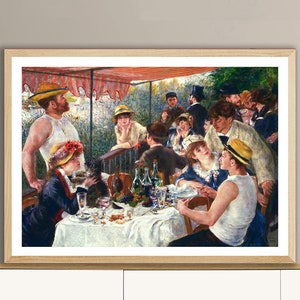 Luncheon of the Boating Party by Pierre Auguste Renoir Fine Art Print - Impressionist Art / Gift Idea / Wall Decor