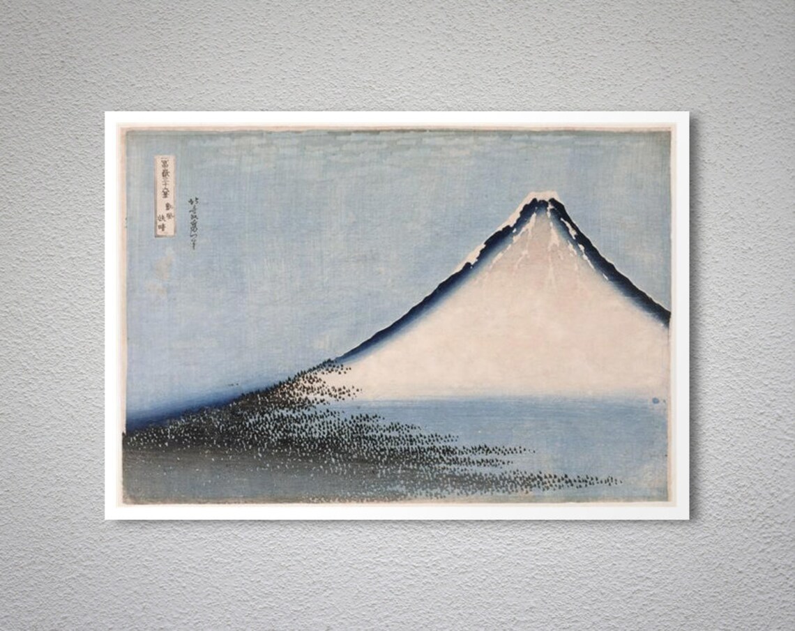 Hokusai Mount Fuji Print: Japanese Art Wall Decor - Etsy