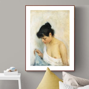 Study by Ramon Casas Fine Art Print - Figurative Art / Gift Idea / Wall Decor